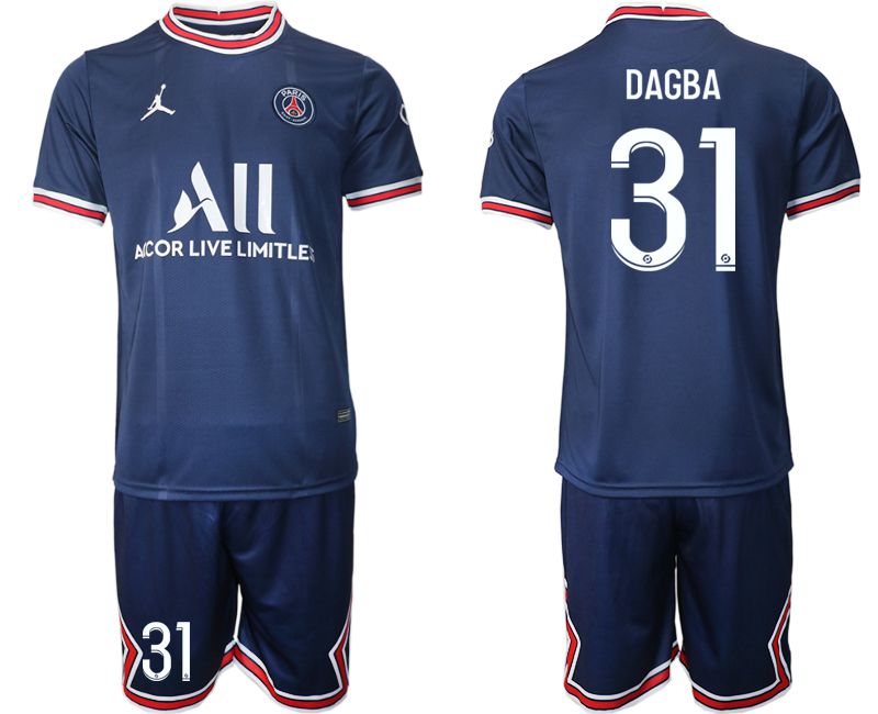 Men 2021-2022 Club Paris St German home blue #31 Soccer Jersey